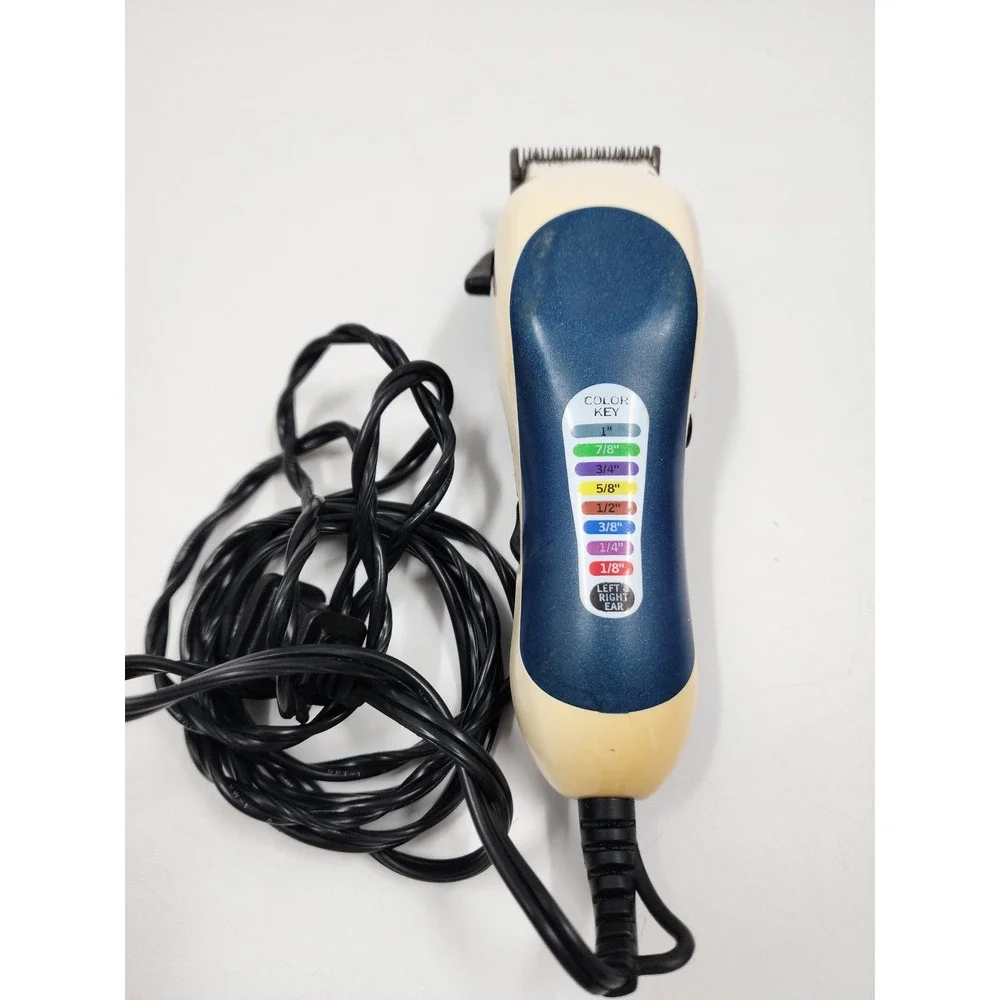 Wahl Color Pro Corded Hair Clipper Kit with Color Coded Guards and Case